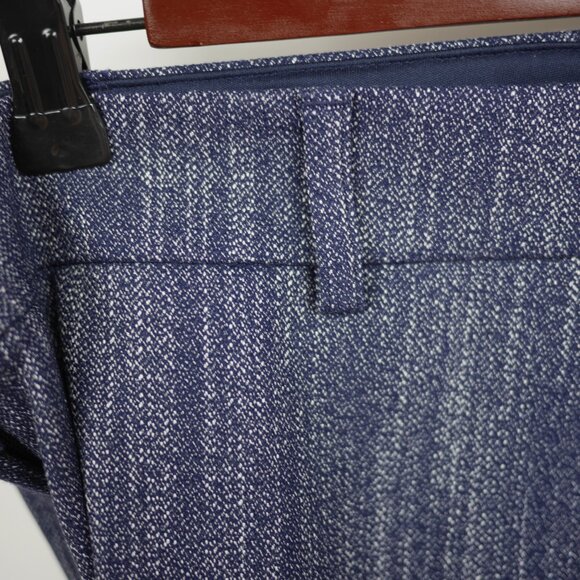 EXPRESS Women's 14 Blue & Red LOT OF 2 PAIRS Slacks Columnist Fit ankle pants - Picture 8 of 14